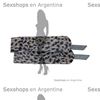 Esposas Negras Simples Con Mosqueton Y Peluche Animal Print